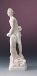 Hermes 27 cm Kunstguß Figur by Faro Italien Oxolite 