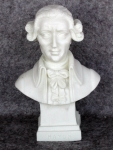 Büste Haydn Figur hochwertiger Kunstguß aus Italien 12 cm 