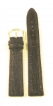 Uhrarmband Wechsel Band Ersatzband Schließe Leder 16 mm dunkelbraun bracelet strip 
