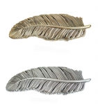 Schließe Buckle Wechselgürtel Gürtel-Schnalle Metall gold oder silber Feder für 4 cm Schnallen 