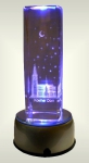 Kölner Dom Glas Cristal Laser Gravour Köln Dom LED beleuchtet groß